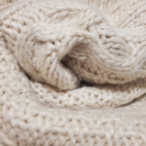 FCUK Kalina Cable Knit Jumper Sweater in Classic Cream - Picture 6 of 14